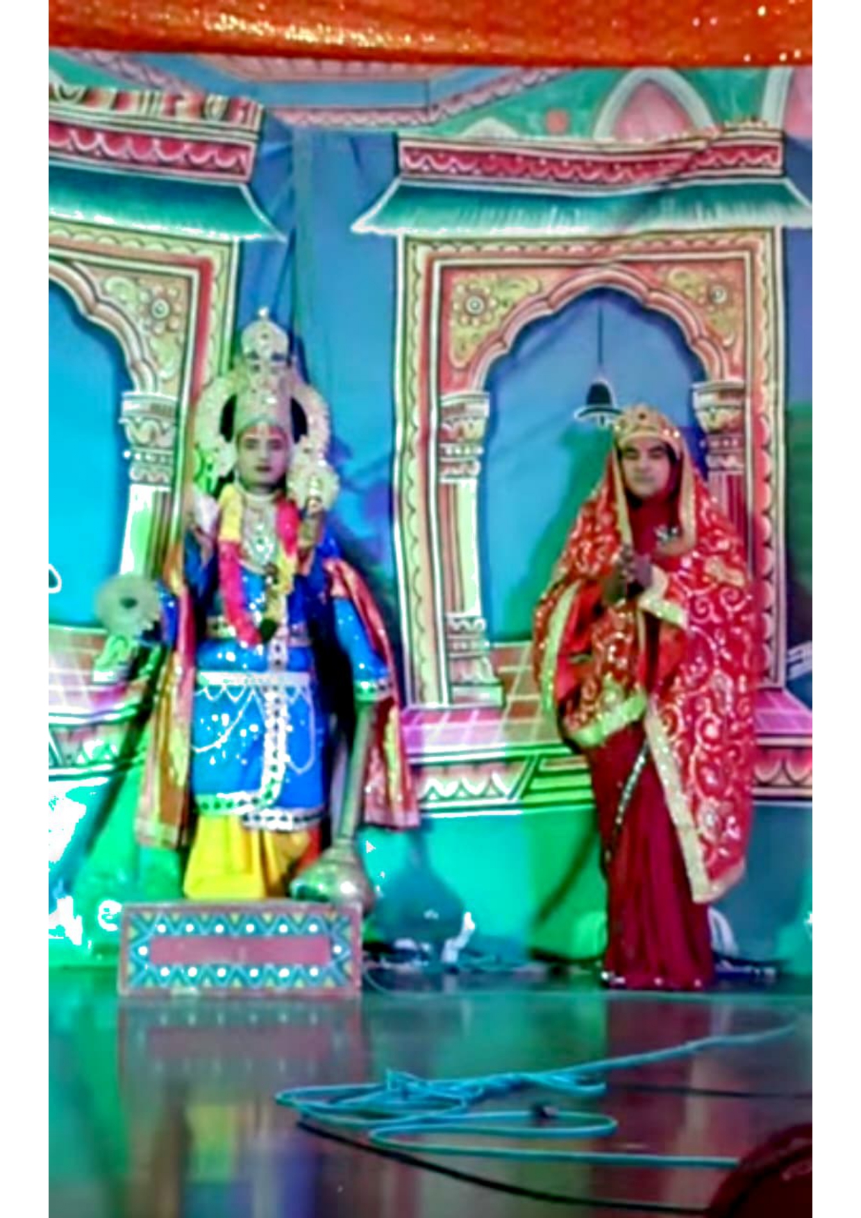 आदर्श श्री विश्वेश्वर रामलीला समिति मगराज मैहर मध्य प्रदेश श्री लक्ष्मण शक्ति कुंभकरण वध मेघनाथ वध  13/2/2026 . लीला प्रस्तुत की गयी