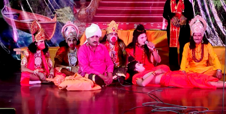 27 फरबरी 26 को नित्य रामलीला मंचन में लक्ष्मण शक्ति की लीला का मंचन किया