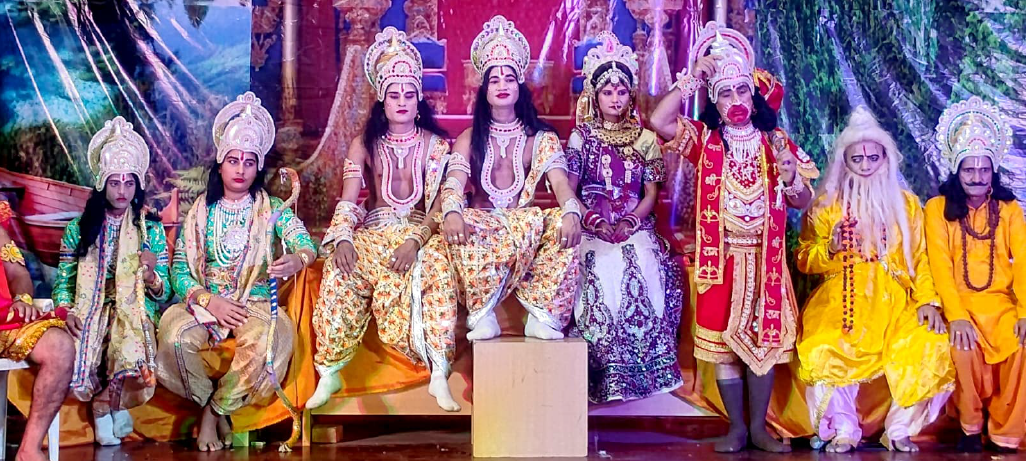 28 फरवरी 2026 को नित्य रामलीला मंचन में कुंभकर्ण,मेघनाद एवं रावण वध